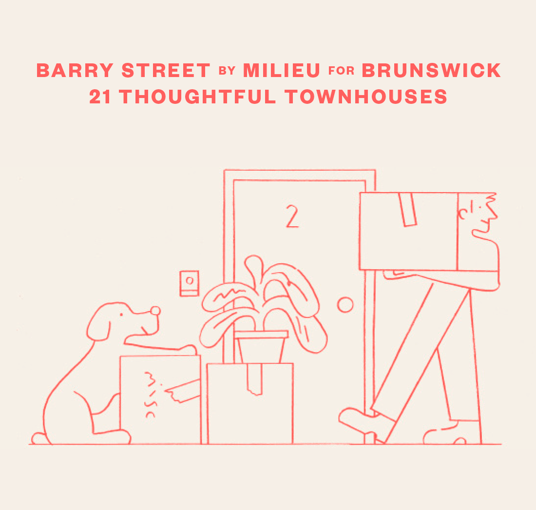 Barry Street by Milieu for brunswick 21 thoughtful townhouses