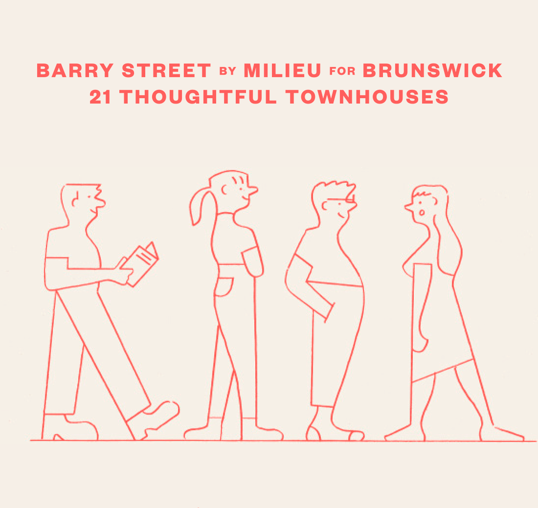 Barry Street by Milieu for brunswick 21 thoughtful townhouses